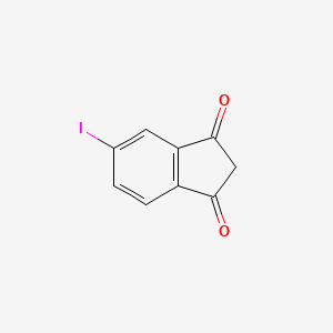 molecular formula C9H5IO2 B14120472 5-iodo-1H-indene-1,3(2H)-dione 