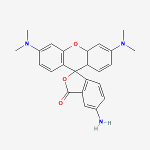 molecular formula C24H25N3O3 B14120512 5-Amino TAMRA 