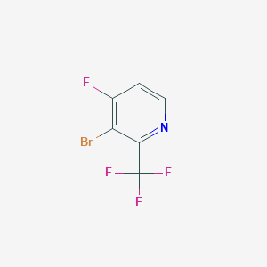 3-Bromo-4-fluoro-2-(trifluoromethyl)pyridine