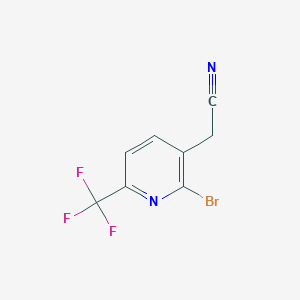 2-Bromo-6-(trifluoromethyl)pyridine-3-acetonitrile