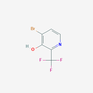 molecular formula C6H3BrF3NO B1412069 4-Bromo-3-hydroxy-2-(trifluoromethyl)pyridine CAS No. 1227591-89-0