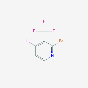 molecular formula C6H2BrF3IN B1412070 2-Bromo-4-iodo-3-(trifluoromethyl)pyridine CAS No. 1227496-78-7