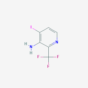 molecular formula C6H4F3IN2 B1412074 3-Amino-4-iodo-2-(trifluoromethyl)pyridine CAS No. 1227509-56-9