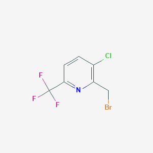 2-Bromomethyl-3-chloro-6-(trifluoromethyl)pyridine