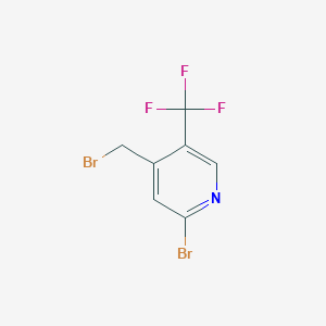 2-Bromo-4-bromomethyl-5-(trifluoromethyl)pyridine