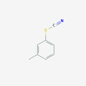 molecular formula C8H7NS B14120925 3-Methylphenyl thiocyanate CAS No. 5285-89-2