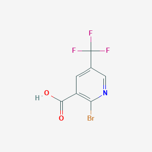 molecular formula C7H3BrF3NO2 B1412096 2-Bromo-5-(trifluoromethyl)nicotinic acid CAS No. 1211515-81-9