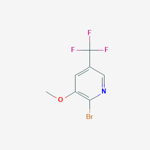 molecular formula C7H5BrF3NO B1412102 2-溴-3-甲氧基-5-(三氟甲基)吡啶 CAS No. 1227594-04-8