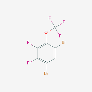 molecular formula C7HBr2F5O B1412119 1,5-二溴-2,3-二氟-4-(三氟甲氧基)苯 CAS No. 1806349-65-4