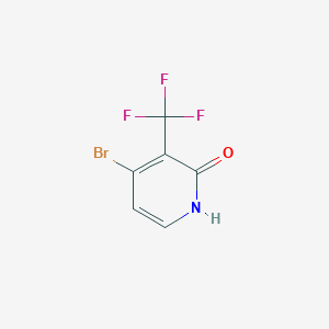 molecular formula C6H3BrF3NO B1412133 4-Bromo-2-hydroxy-3-(trifluoromethyl)pyridine CAS No. 1227494-15-6