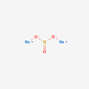 molecular formula Na2O3Si B14121691 disodium;dioxido(oxo)silane 