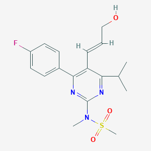 N-[4-(4-Fluorophenyl)-5-[(1E)-3-hydroxy-1-propen-1-yl]-6-(1-methylethyl)-2-pyrimidinyl]-N-methyl-methanesulfonamide