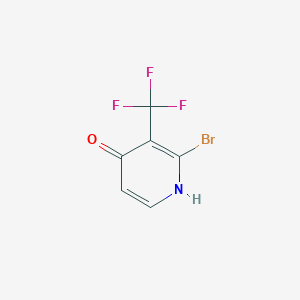 molecular formula C6H3BrF3NO B1412184 2-Bromo-4-hydroxy-3-(trifluoromethyl)pyridine CAS No. 1211587-86-8