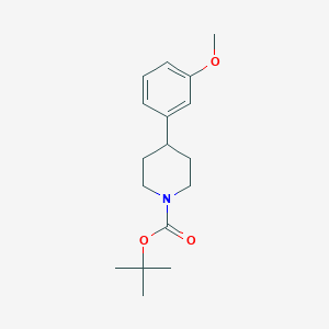 molecular formula C17H25NO3 B14121847 Tert-butyl 4-(3-methoxyphenyl)piperidine-1-carboxylate 