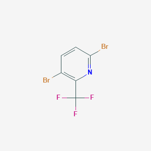 molecular formula C6H2Br2F3N B1412189 3,6-Dibromo-2-(trifluoromethyl)pyridine CAS No. 1211588-54-3