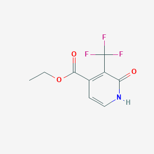 B1412193 Ethyl 2-hydroxy-3-(trifluoromethyl)isonicotinate CAS No. 1227576-22-8