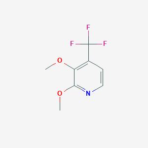 molecular formula C8H8F3NO2 B1412194 2,3-Dimethoxy-4-(trifluoromethyl)pyridine CAS No. 1227565-90-3