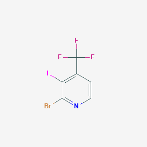 molecular formula C6H2BrF3IN B1412195 2-Bromo-3-iodo-4-(trifluoromethyl)pyridine CAS No. 1227593-50-1