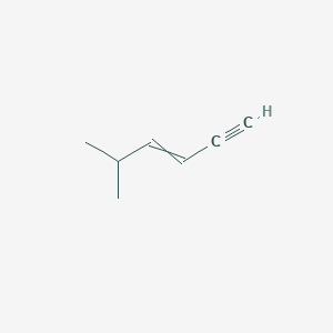 molecular formula C7H10 B14121959 5-Methylhex-3-en-1-yne 