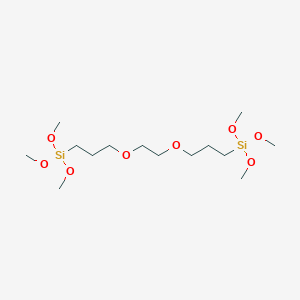 molecular formula C14H34O8Si2 B14122119 Trimethoxy-[3-[2-(3-trimethoxysilylpropoxy)ethoxy]propyl]silane CAS No. 70776-52-2