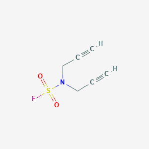molecular formula C6H6FNO2S B14122192 N,N-di-2-propyn-1-yl-Sulfamoyl fluoride 