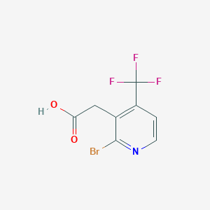 2-Bromo-4-(trifluoromethyl)pyridine-3-acetic acid