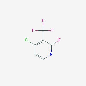 molecular formula C6H2ClF4N B1412228 4-氯-2-氟-3-(三氟甲基)吡啶 CAS No. 1227574-74-4