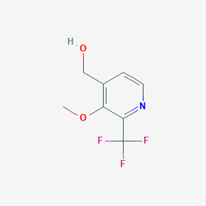 molecular formula C8H8F3NO2 B1412231 3-Methoxy-2-(trifluoromethyl)pyridine-4-methanol CAS No. 1227574-64-2