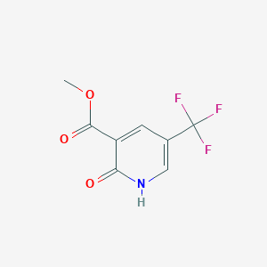 molecular formula C8H6F3NO3 B1412232 Methyl 2-hydroxy-5-(trifluoromethyl)nicotinate CAS No. 1227581-59-0