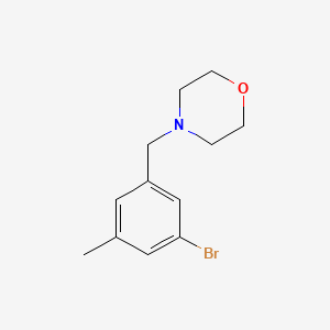 molecular formula C12H16BrNO B1412237 4-(3-溴-5-甲基苄基)吗啉 CAS No. 1704073-29-9