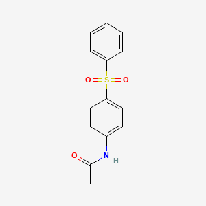 molecular formula C14H13NO3S B14122421 N-(4-(Phenylsulfonyl)phenyl)acetamide 
