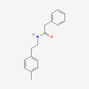 molecular formula C17H19NO B14122425 N-(4-Methylphenethyl)-2-phenylacetamide 