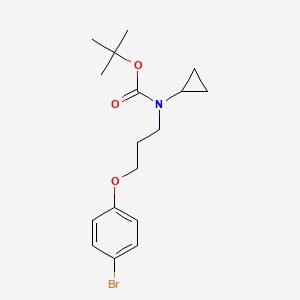 Tert-butyl (3-(4-bromophenoxy)propyl)(cyclopropyl)carbamate