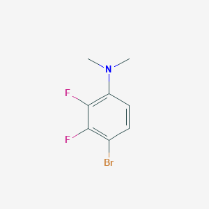 molecular formula C8H8BrF2N B1412245 4-溴-2,3-二氟-N,N-二甲基苯胺 CAS No. 1704069-59-9