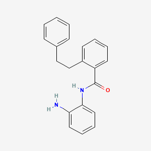 molecular formula C21H20N2O B14122552 N-(2-Aminophenyl)-2-phenethylbenzamide 