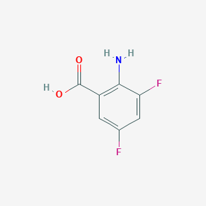 molecular formula C7H5F2NO2 B141226 2-Amino-3,5-difluorobenzoic acid CAS No. 126674-78-0