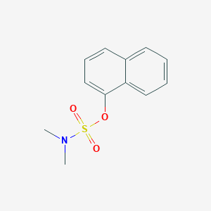 molecular formula C12H13NO3S B14122609 naphthalen-1-yl N,N-dimethylsulfamate 