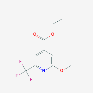 Ethyl 2-methoxy-6-(trifluoromethyl)isonicotinate