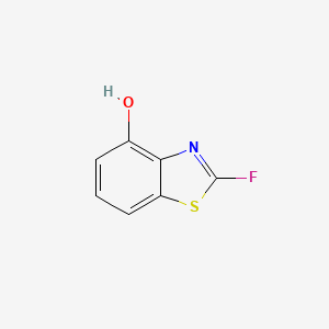 molecular formula C7H4FNOS B1412264 2-Fluorobenzo[d]thiazol-4-ol CAS No. 1261630-58-3