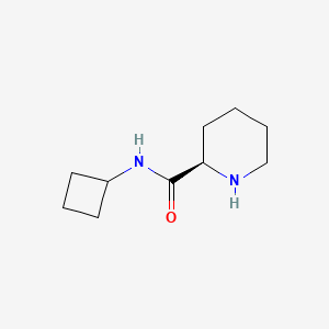 molecular formula C10H18N2O B1412268 (2R)-N-cyclobutylpiperidine-2-carboxamide CAS No. 1604325-07-6