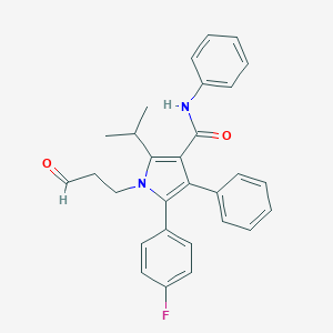 5-(4-Fluorophenyl)-2-(1-methylethyl)-1-(3-oxopropyl)-N,4-diphenyl-1H-pyrrole-3-carboxamide