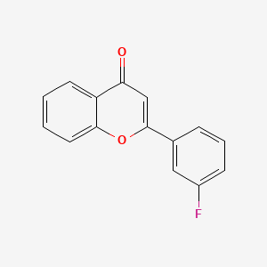 molecular formula C15H9FO2 B14122702 2-(3-Fluorophenyl)-4h-chromen-4-one CAS No. 1744-33-8