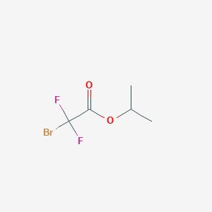molecular formula C5H7BrF2O2 B14122747 Isopropyl 2-bromo-2,2-difluoroacetate 