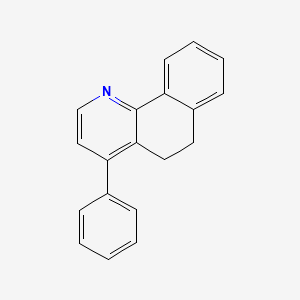 molecular formula C19H15N B14122799 4-Phenyl-5,6-dihydrobenzo[h]quinoline 