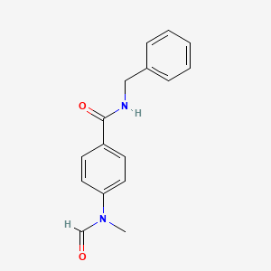 molecular formula C16H16N2O2 B14122806 N-(4-Benzylaminocarbonylphenyl)-N-methylformamide 