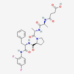 molecular formula C30H35F2N5O7 B1412282 Suc-Ala-Ala-Pro-Phe-2,4-二氟苯胺 CAS No. 381164-12-1