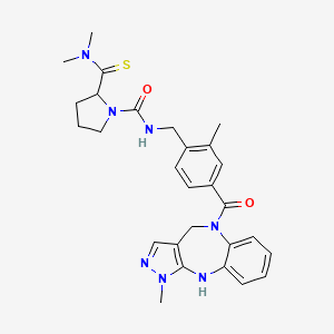 molecular formula C28H33N7O2S B14122865 Lit 001; lit001 