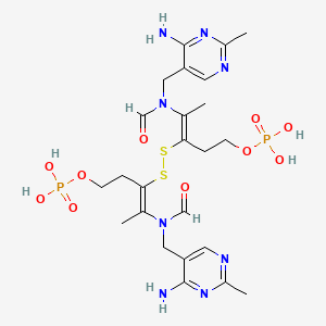 molecular formula C24H36N8O10P2S2 B14122903 Thiamine disulfide phosphate CAS No. 992-46-1