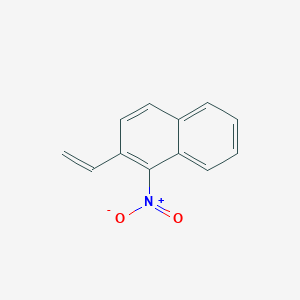 molecular formula C12H9NO2 B14122926 2-Ethenyl-1-nitronaphthalene 