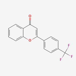 molecular formula C16H9F3O2 B14123055 4'-(Trifluoromethyl)flavone 